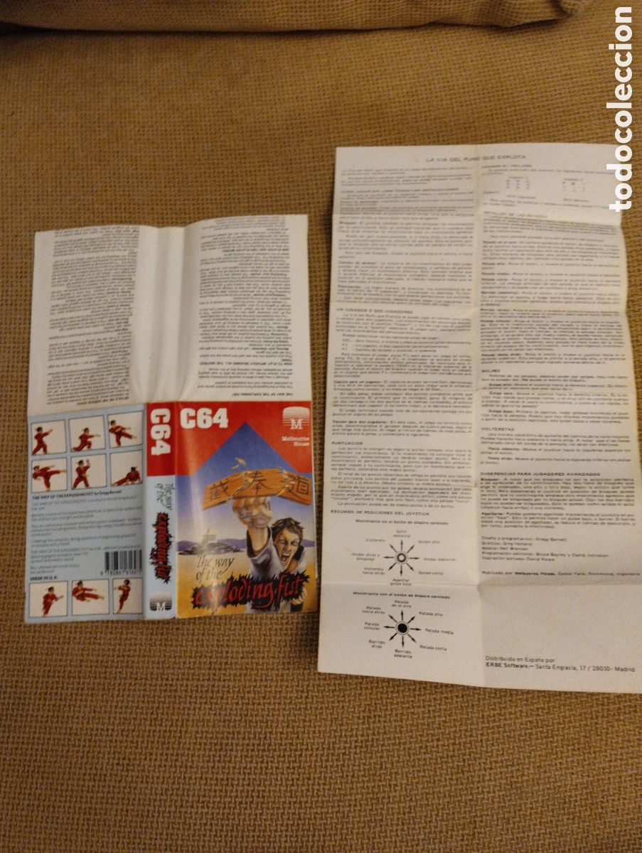 Videojuegos y consolas: Juego Commodore 64 The Way of the exploding Fist - Foto 6