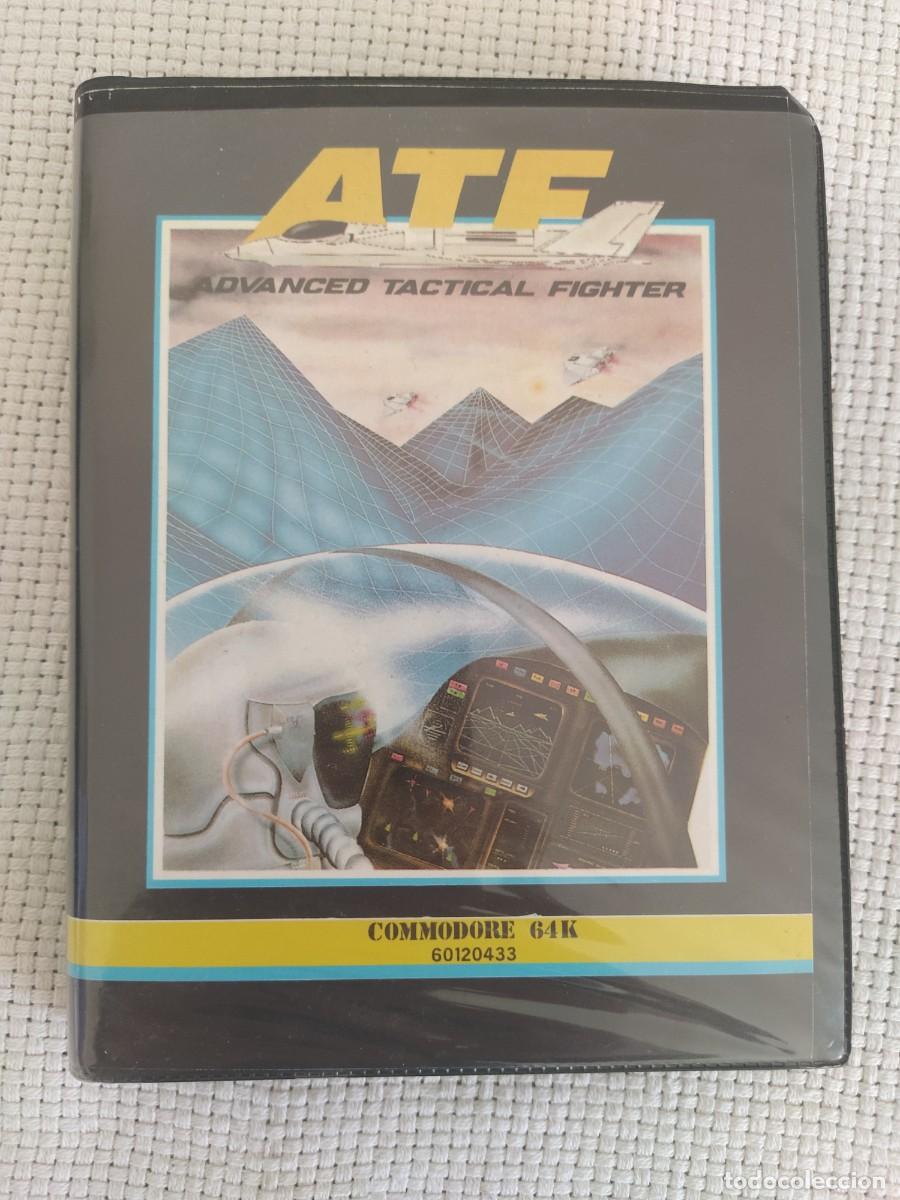 Videojuegos y consolas: ATF Advanced Tactical Fight juego cassette Commodore 64k - Foto 1