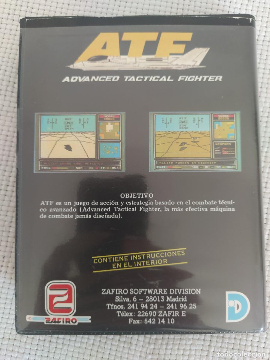 Videojuegos y consolas: ATF Advanced Tactical Fight juego cassette Commodore 64k - Foto 2