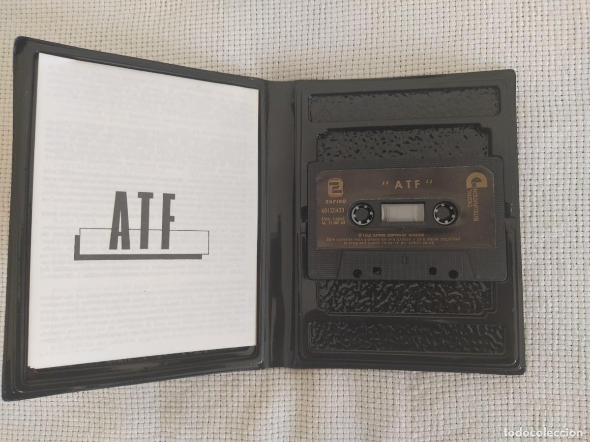 Videojuegos y consolas: ATF Advanced Tactical Fight juego cassette Commodore 64k - Foto 3