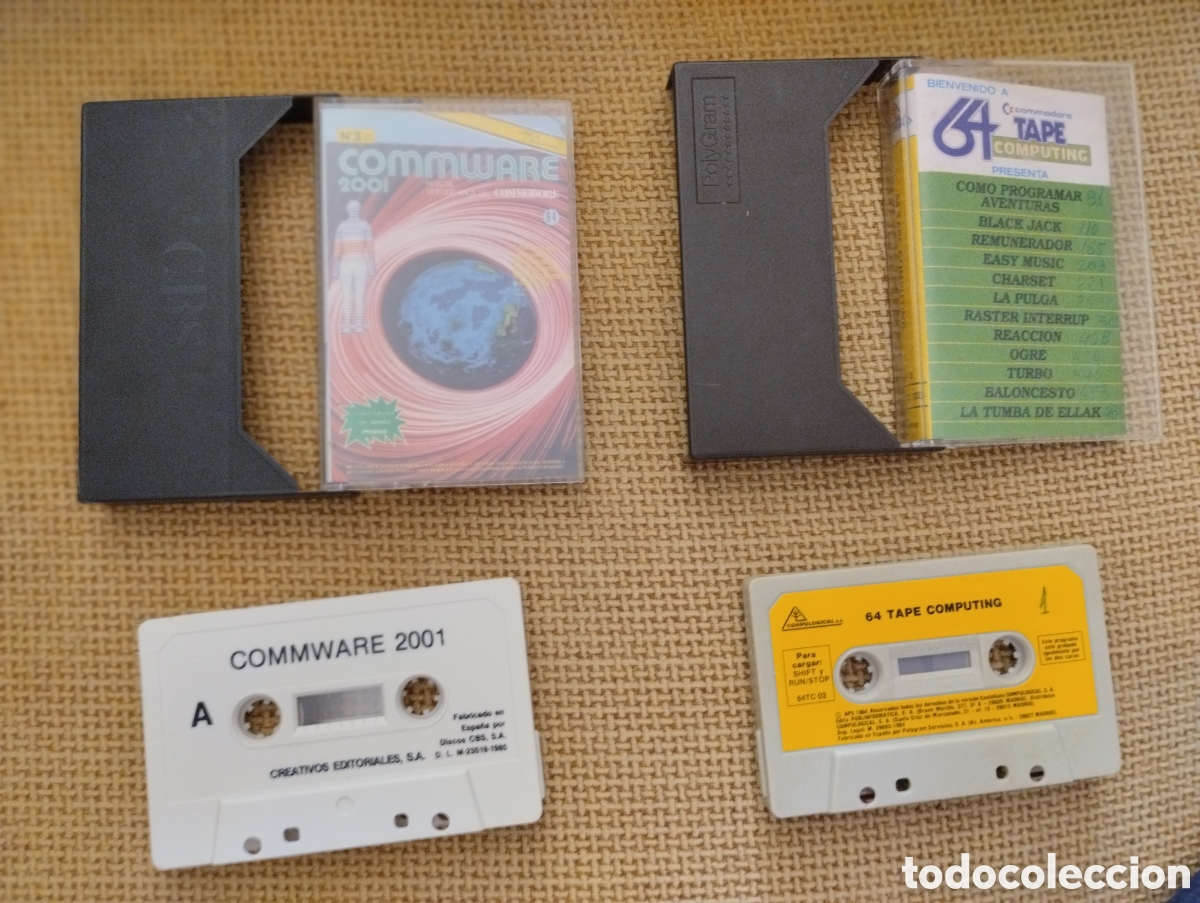 Videojuegos y consolas: Lote de cintas antiguas Commodore - Foto 7