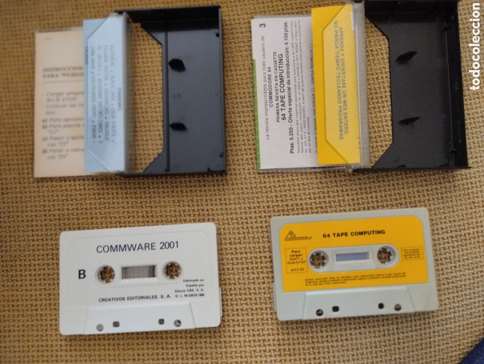 Videojuegos y consolas: Lote de cintas antiguas Commodore - Foto 9