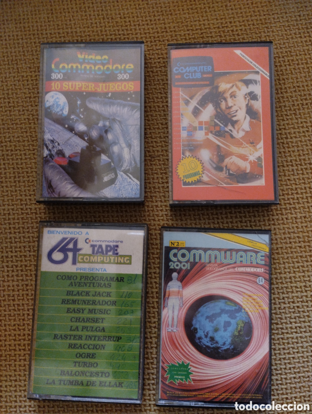 Videojuegos y consolas: Lote de cintas antiguas Commodore