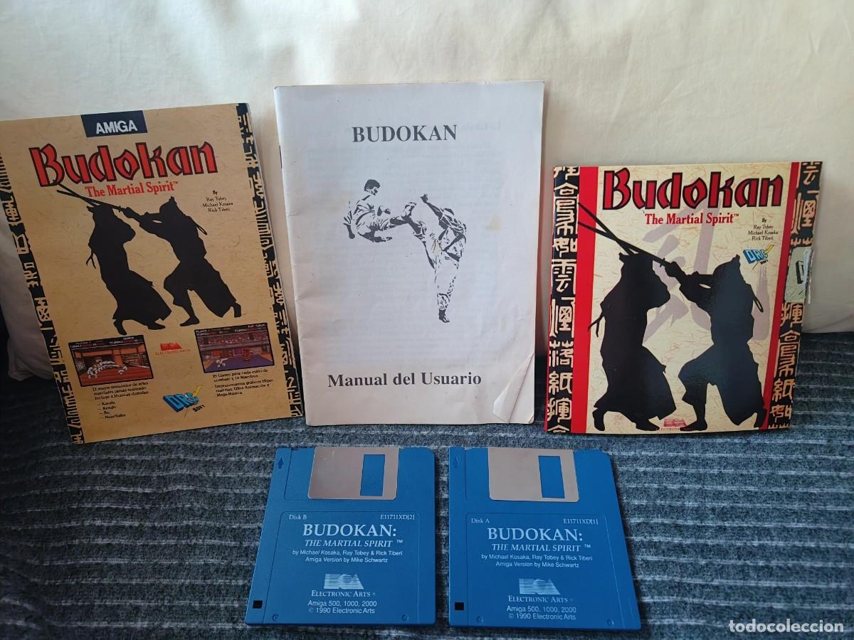 Videojuegos y consolas: Ocasion coleccionistas Juego COMMODORE AMIGA - Budokan Funda Ed. Espa&ntilde;ola Cart&oacute;n Dro Soft + Manuales