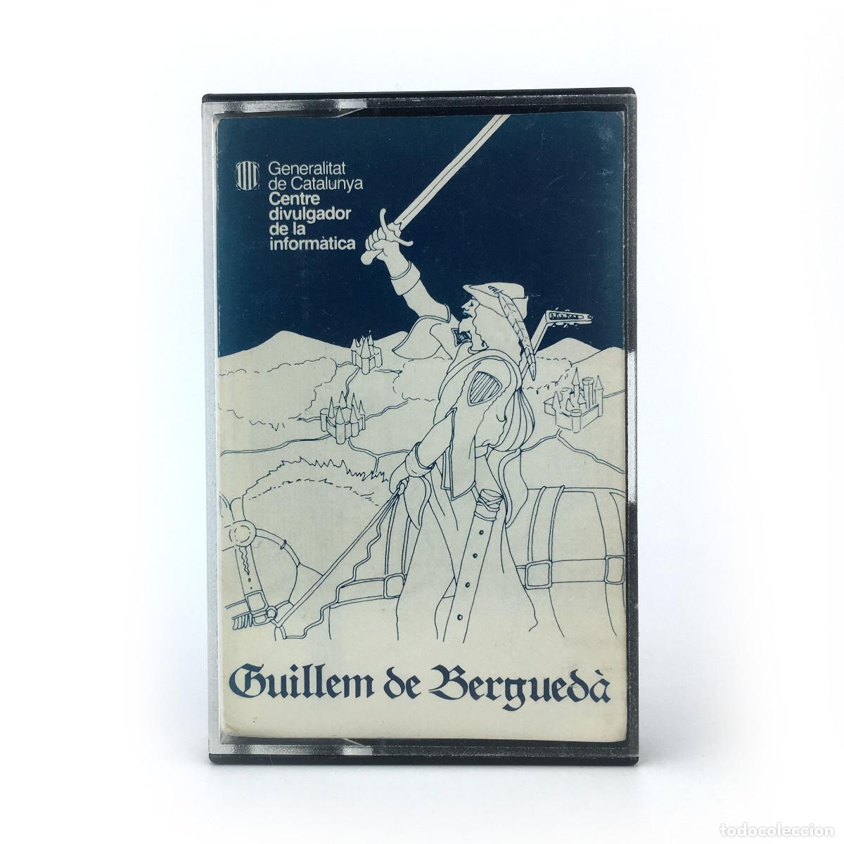 Videojuegos y consolas: GUILLEM DE BERGUEDA AVENTURA CONVERSACIONAL CATALA - GENERALITAT CATALUNYA COMMODORE 64 C64 CASSETTE