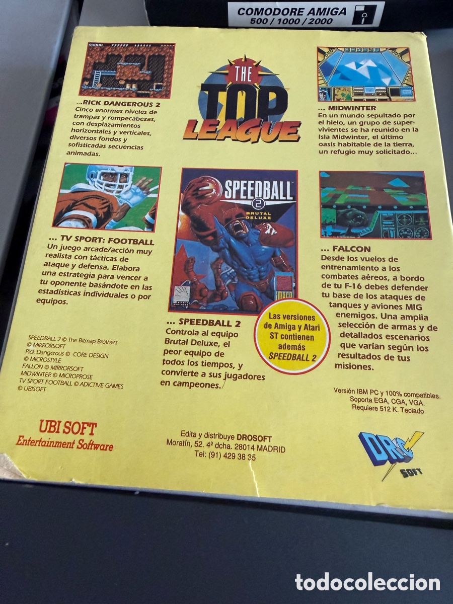 Videojuegos y consolas: COMODORE-AMIGA. THE TOP LEAGUE - Foto 5