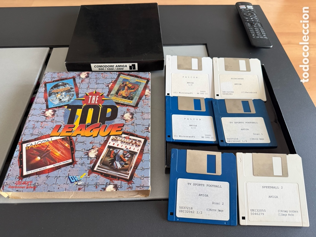 Videojuegos y consolas: COMODORE-AMIGA. THE TOP LEAGUE