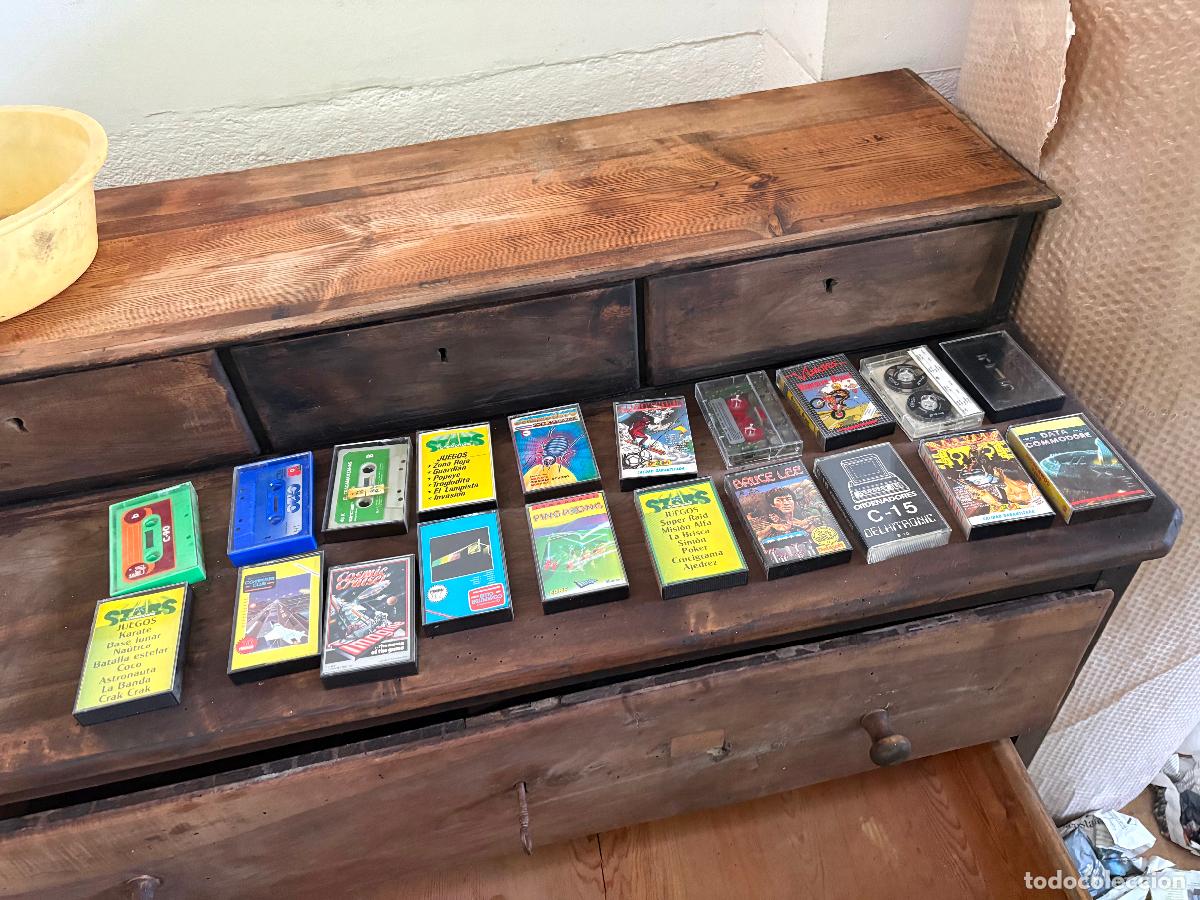 Videojuegos y consolas: Lote juegos commodore