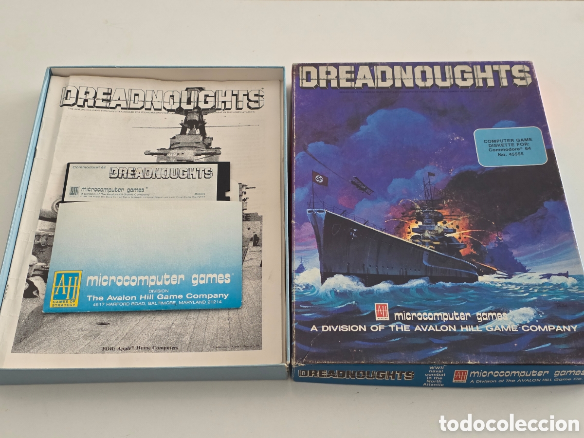 Videojuegos y consolas: Dreadnoughts Commodore 64 Avalon Hill 1985 - Foto 6