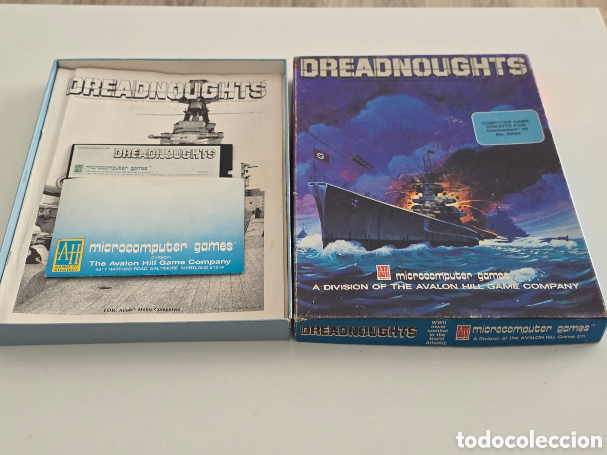 Videojuegos y consolas: Dreadnoughts Commodore 64 Avalon Hill 1985 - Foto 7