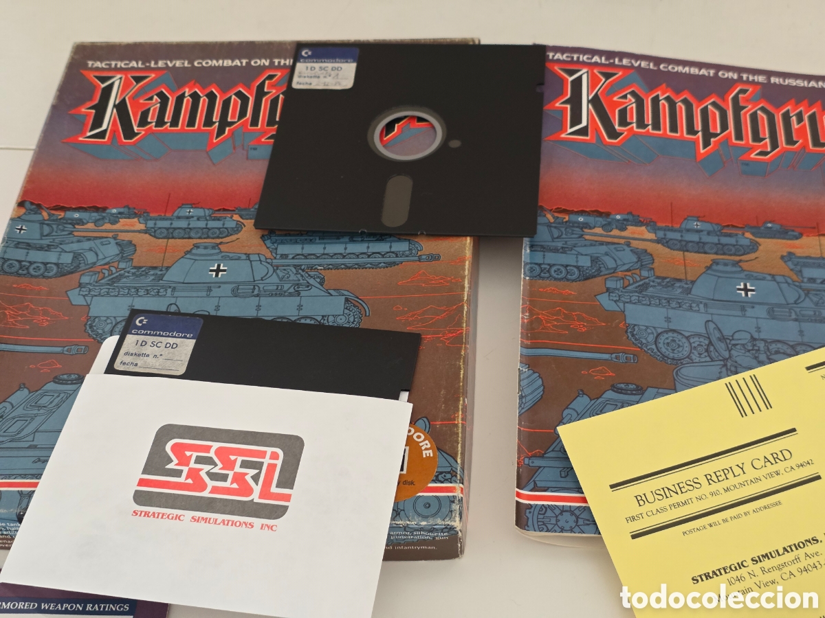Videojuegos y consolas: Kampfgruppe Commodore 64 SSI 1985 - Foto 3