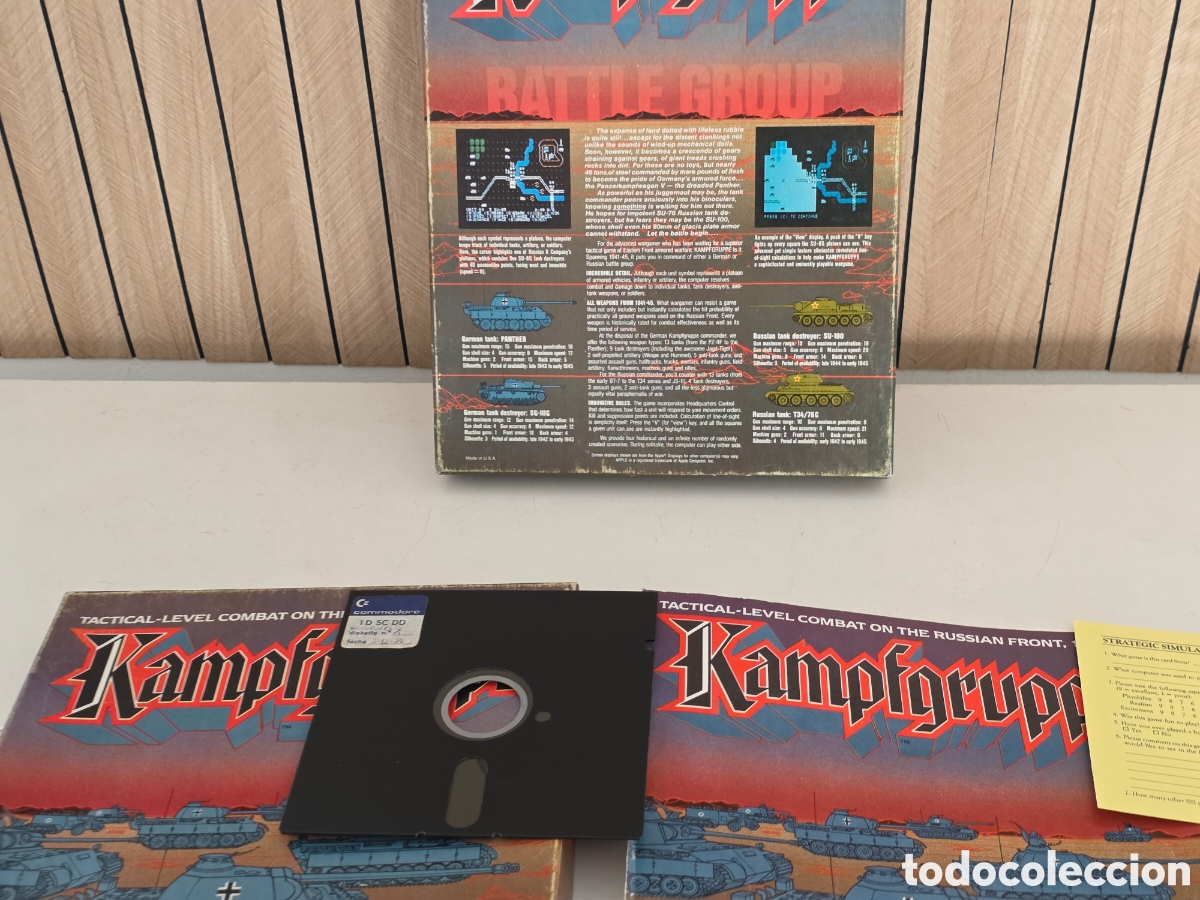 Videojuegos y consolas: Kampfgruppe Commodore 64 SSI 1985 - Foto 4