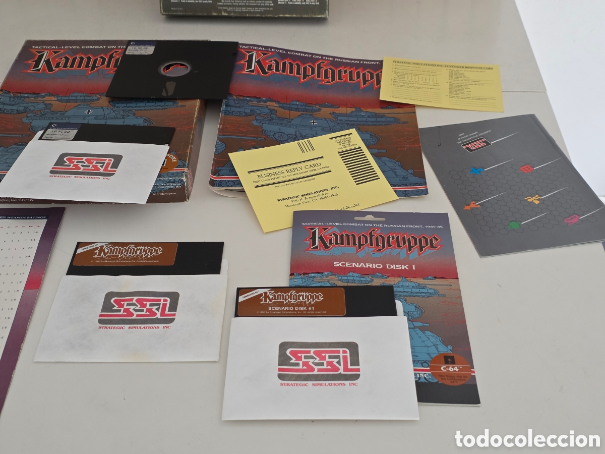 Videojuegos y consolas: Kampfgruppe Commodore 64 SSI 1985 - Foto 5
