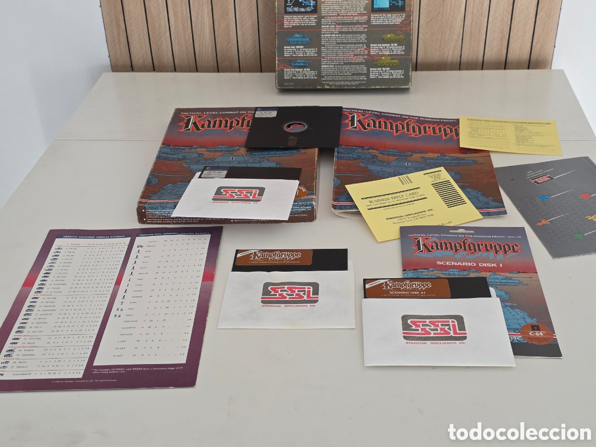 Videojuegos y consolas: Kampfgruppe Commodore 64 SSI 1985 - Foto 6