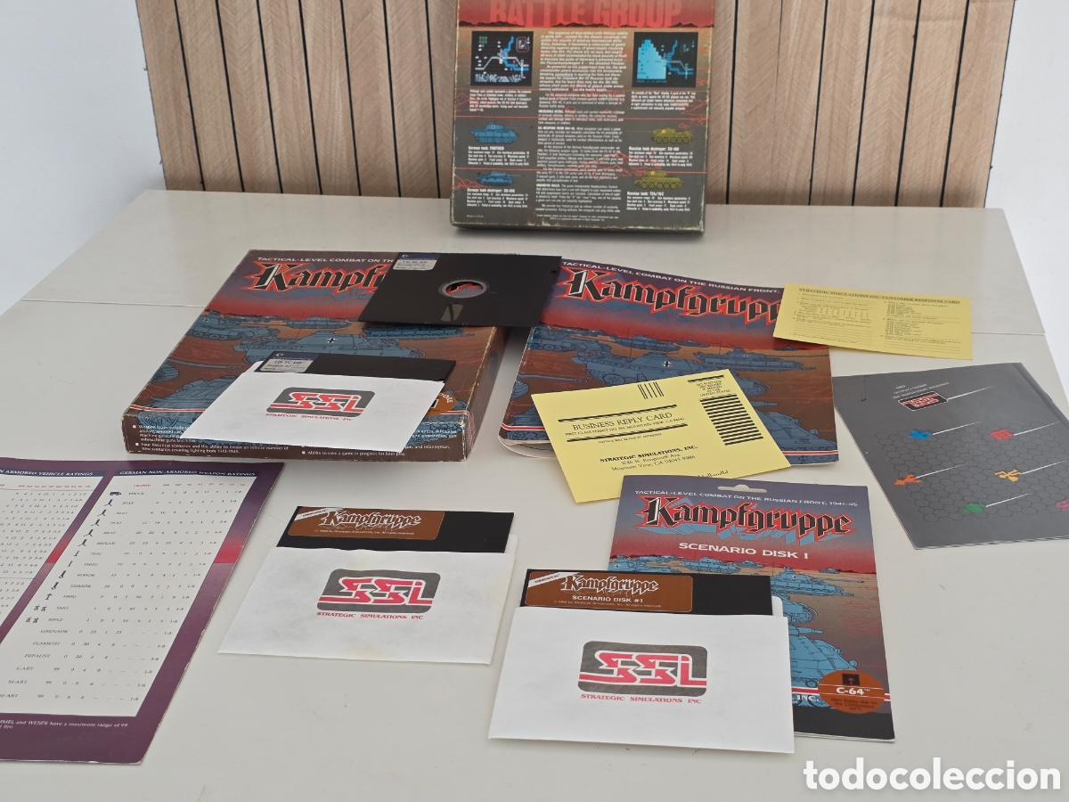 Videojuegos y consolas: Kampfgruppe Commodore 64 SSI 1985 - Foto 8
