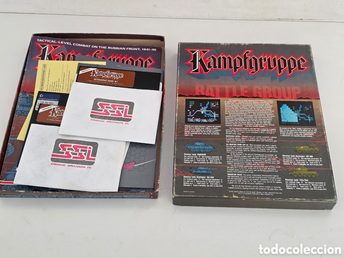Videojuegos y consolas: Kampfgruppe Commodore 64 SSI 1985 - Foto 10