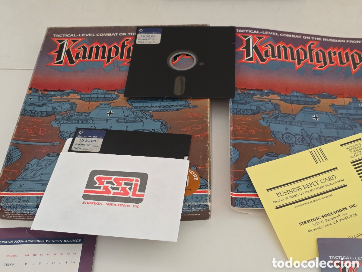 Videojuegos y consolas: Kampfgruppe Commodore 64 SSI 1985 - Foto 12