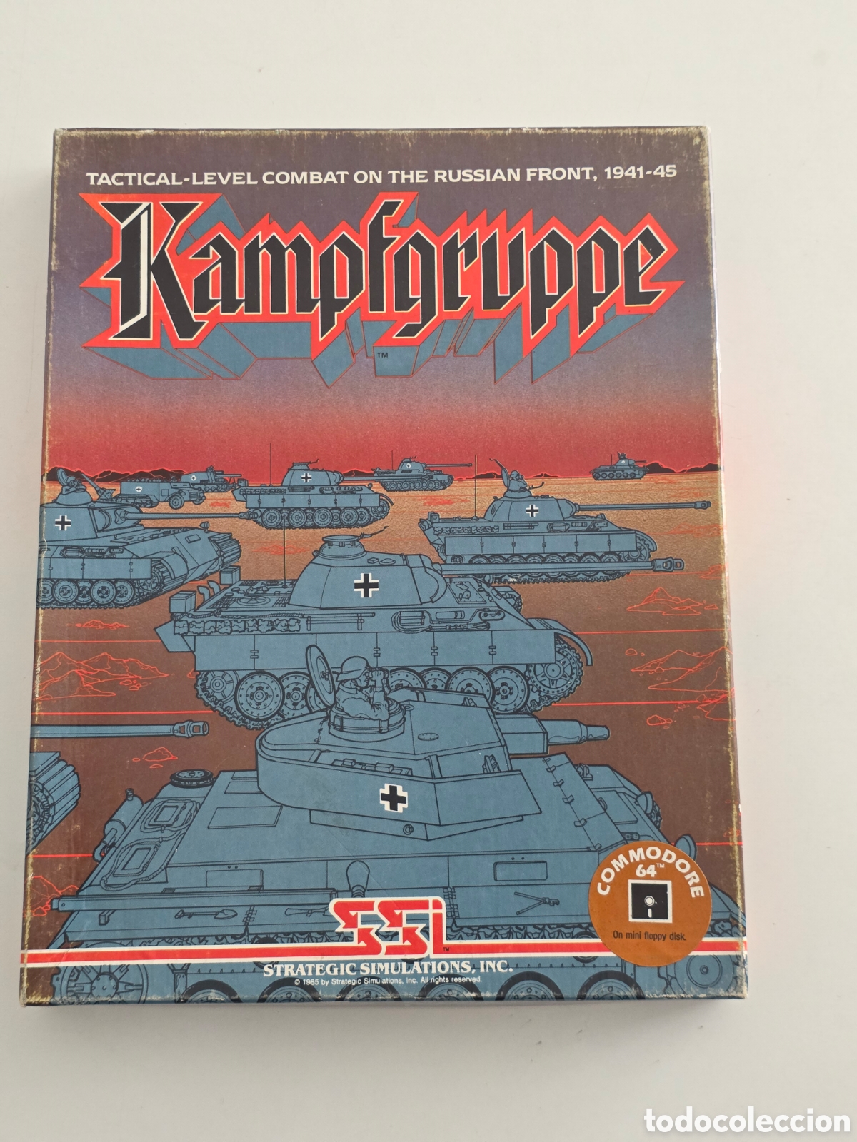 Videojuegos y consolas: Kampfgruppe Commodore 64 SSI 1985