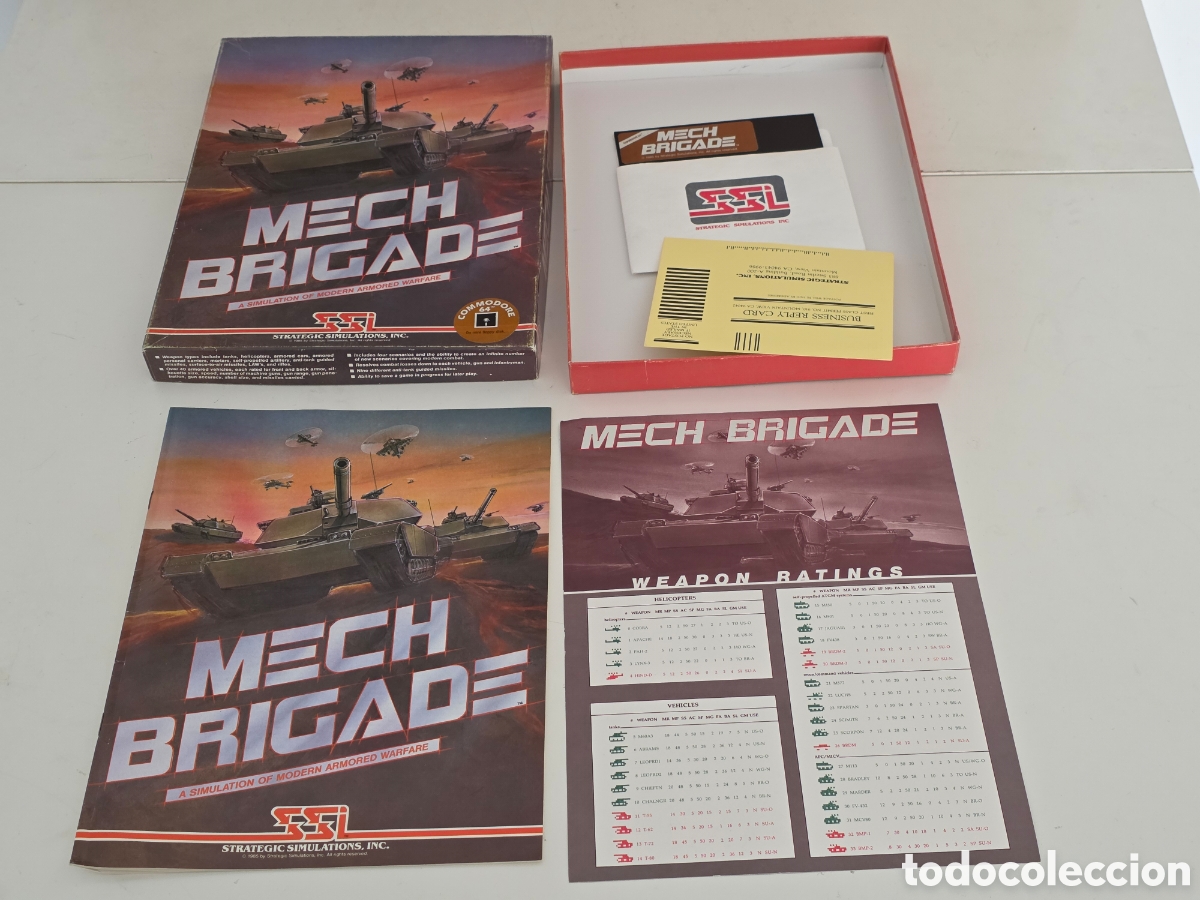 Videojuegos y consolas: Mech Brigade Commodore 64 SSI 1985 - Foto 3
