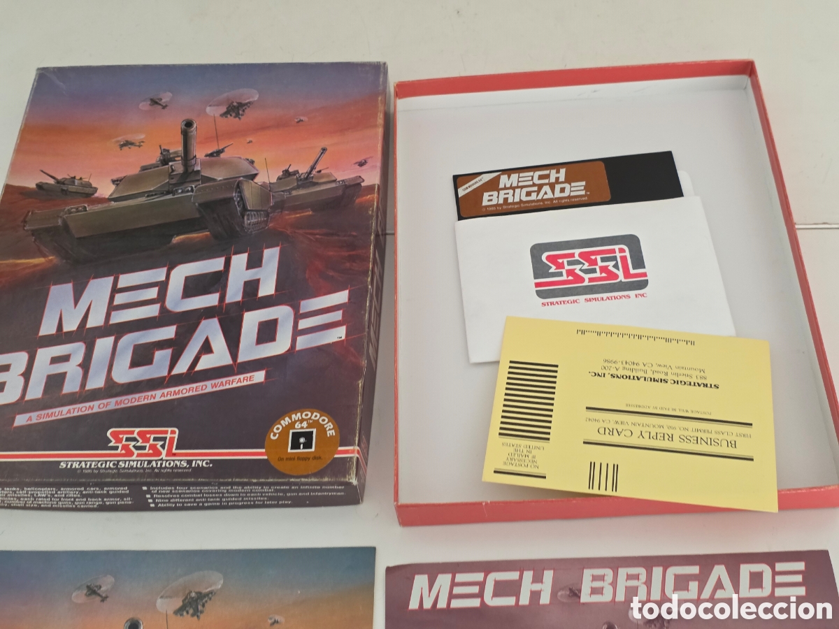 Videojuegos y consolas: Mech Brigade Commodore 64 SSI 1985 - Foto 5