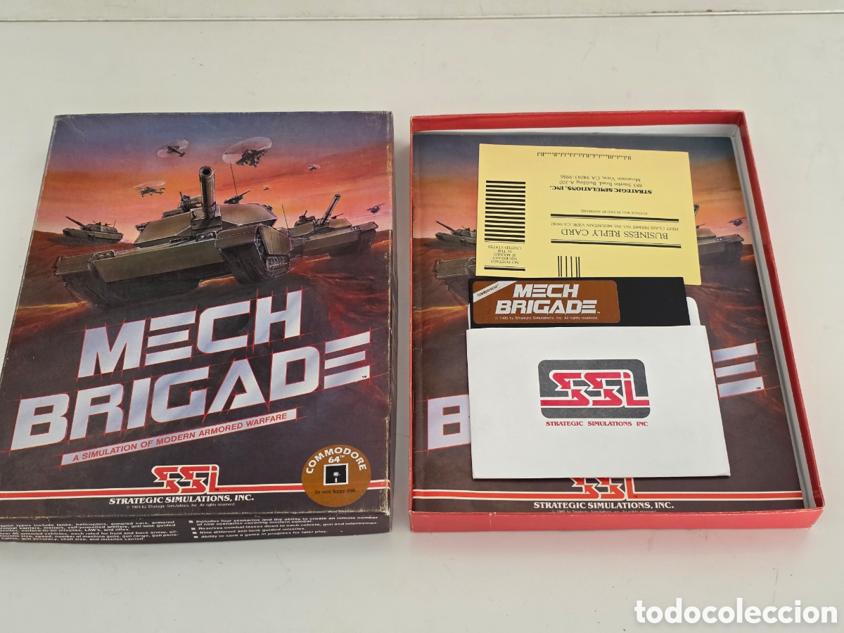 Videojuegos y consolas: Mech Brigade Commodore 64 SSI 1985 - Foto 6