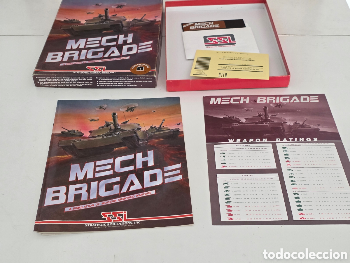 Videojuegos y consolas: Mech Brigade Commodore 64 SSI 1985 - Foto 7