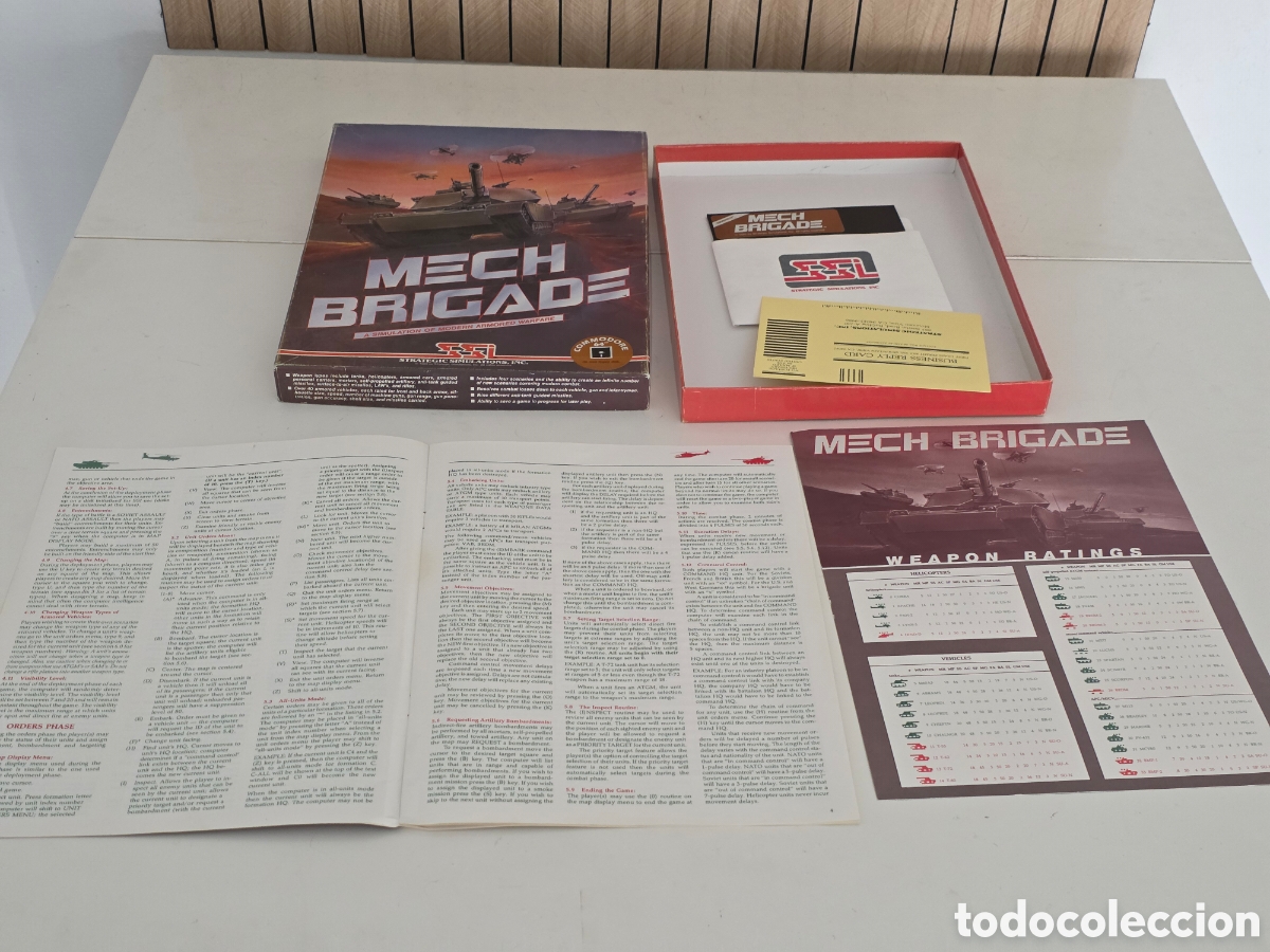 Videojuegos y consolas: Mech Brigade Commodore 64 SSI 1985 - Foto 8