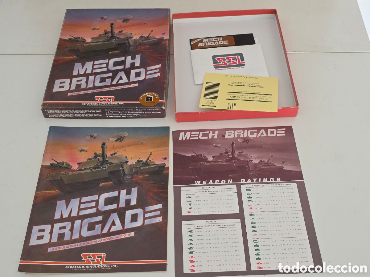 Videojuegos y consolas: Mech Brigade Commodore 64 SSI 1985 - Foto 9