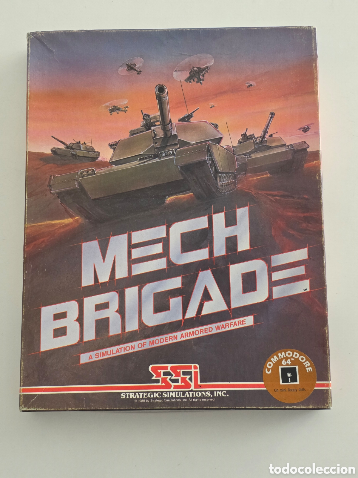 Videojuegos y consolas: Mech Brigade Commodore 64 SSI 1985 - Foto 1