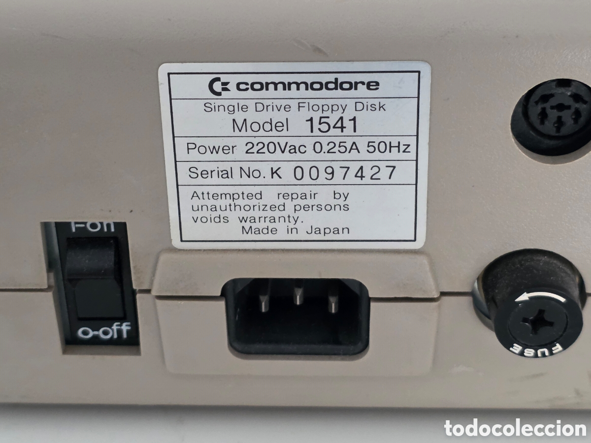 Videojuegos y consolas: Commodore 1541 disquetera original C64 vintage - Foto 11