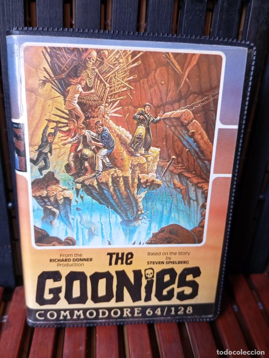 Videojuegos y consolas: The Goonies Commodore C64 Cassette Datasoft 1985 Vintage - Foto 3