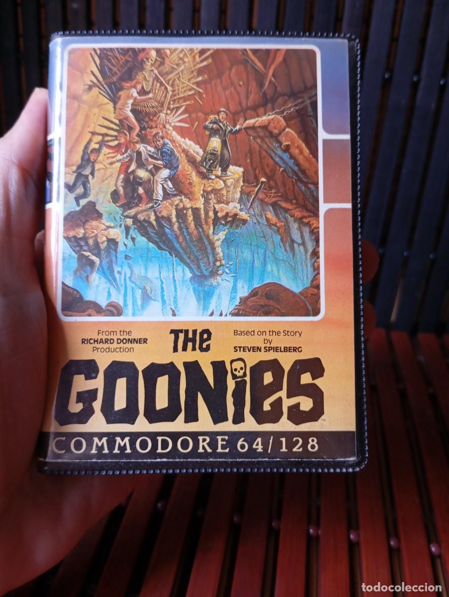 Videojuegos y consolas: The Goonies Commodore C64 Cassette Datasoft 1985 Vintage - Foto 9