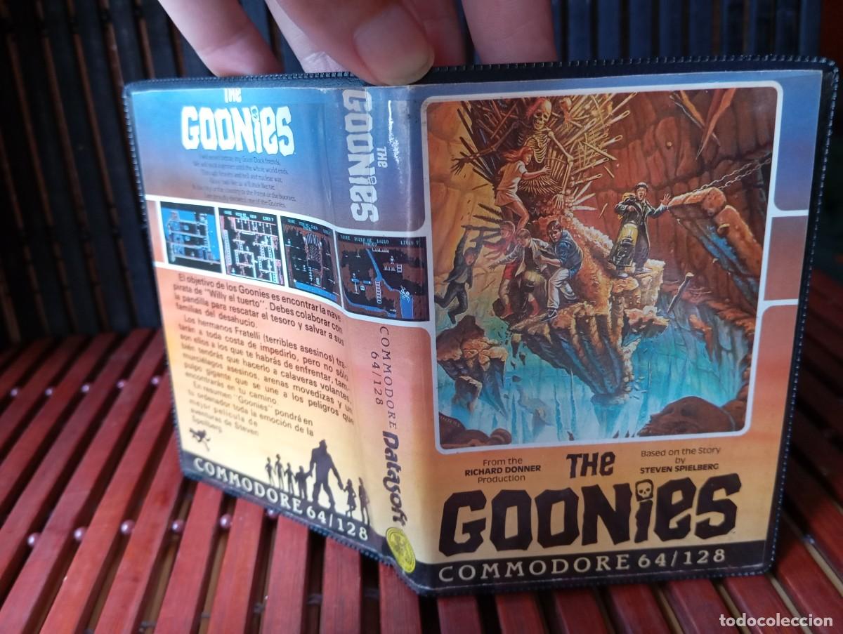 Videojuegos y consolas: The Goonies Commodore C64 Cassette Datasoft 1985 Vintage - Foto 10