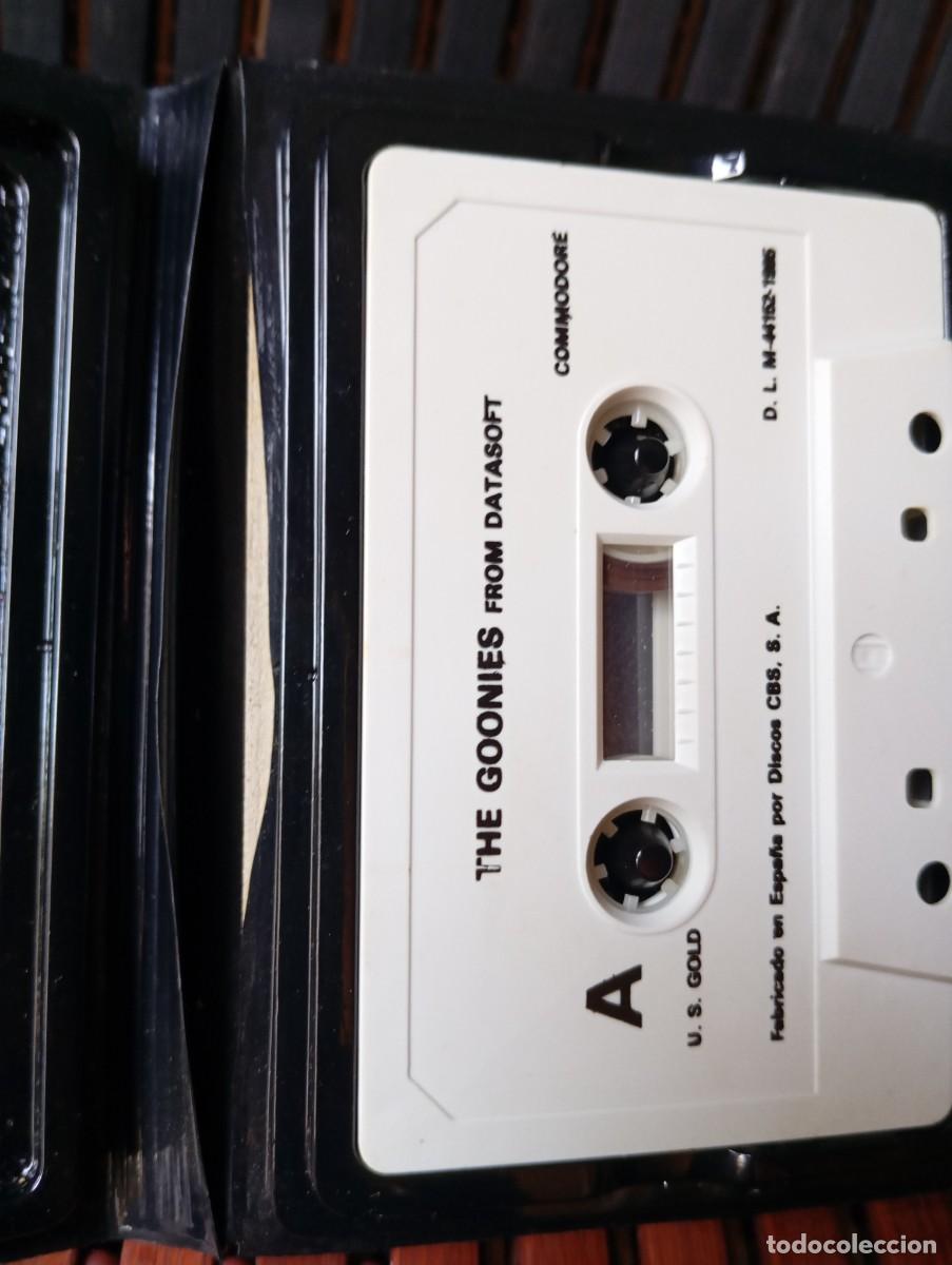 Videojuegos y consolas: The Goonies Commodore C64 Cassette Datasoft 1985 Vintage - Foto 12