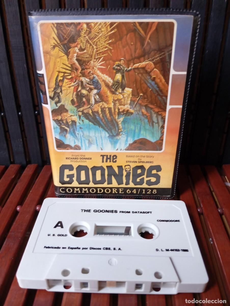 Videojuegos y consolas: The Goonies Commodore C64 Cassette Datasoft 1985 Vintage - Foto 13