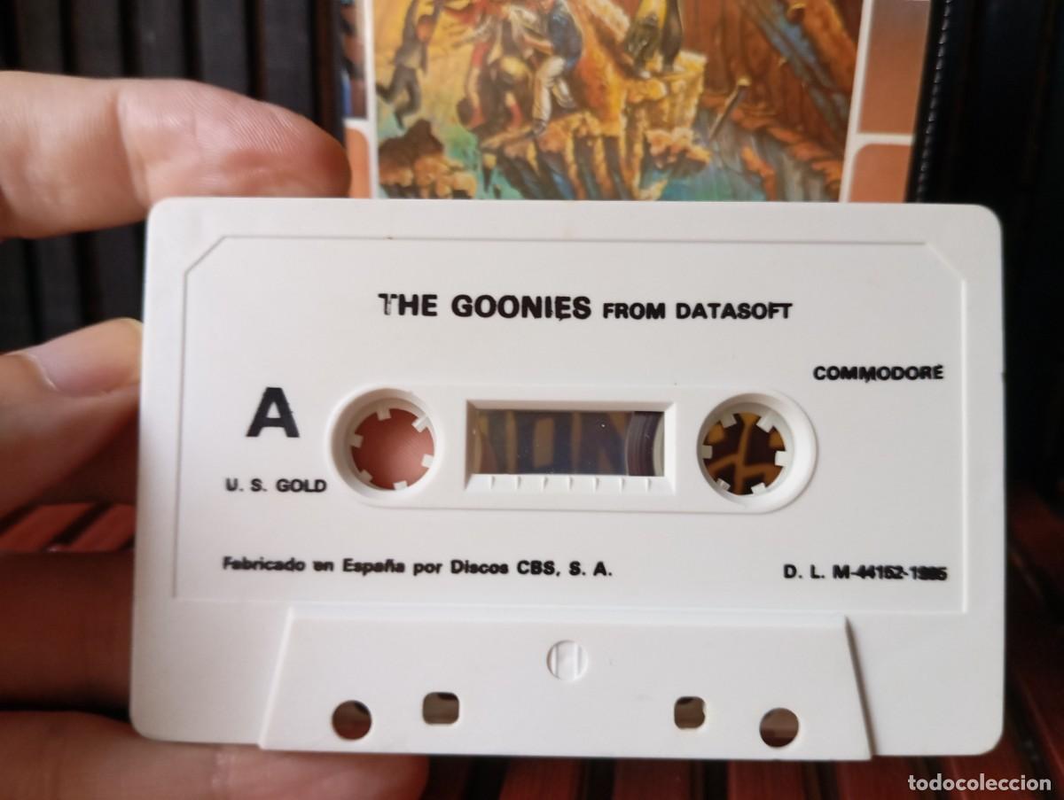 Videojuegos y consolas: The Goonies Commodore C64 Cassette Datasoft 1985 Vintage - Foto 14