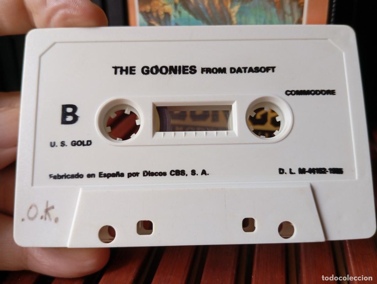 Videojuegos y consolas: The Goonies Commodore C64 Cassette Datasoft 1985 Vintage - Foto 15