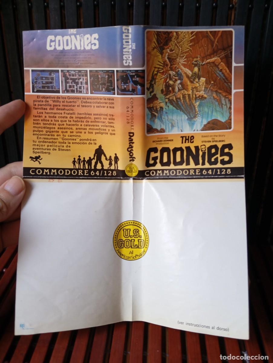 Videojuegos y consolas: The Goonies Commodore C64 Cassette Datasoft 1985 Vintage - Foto 17