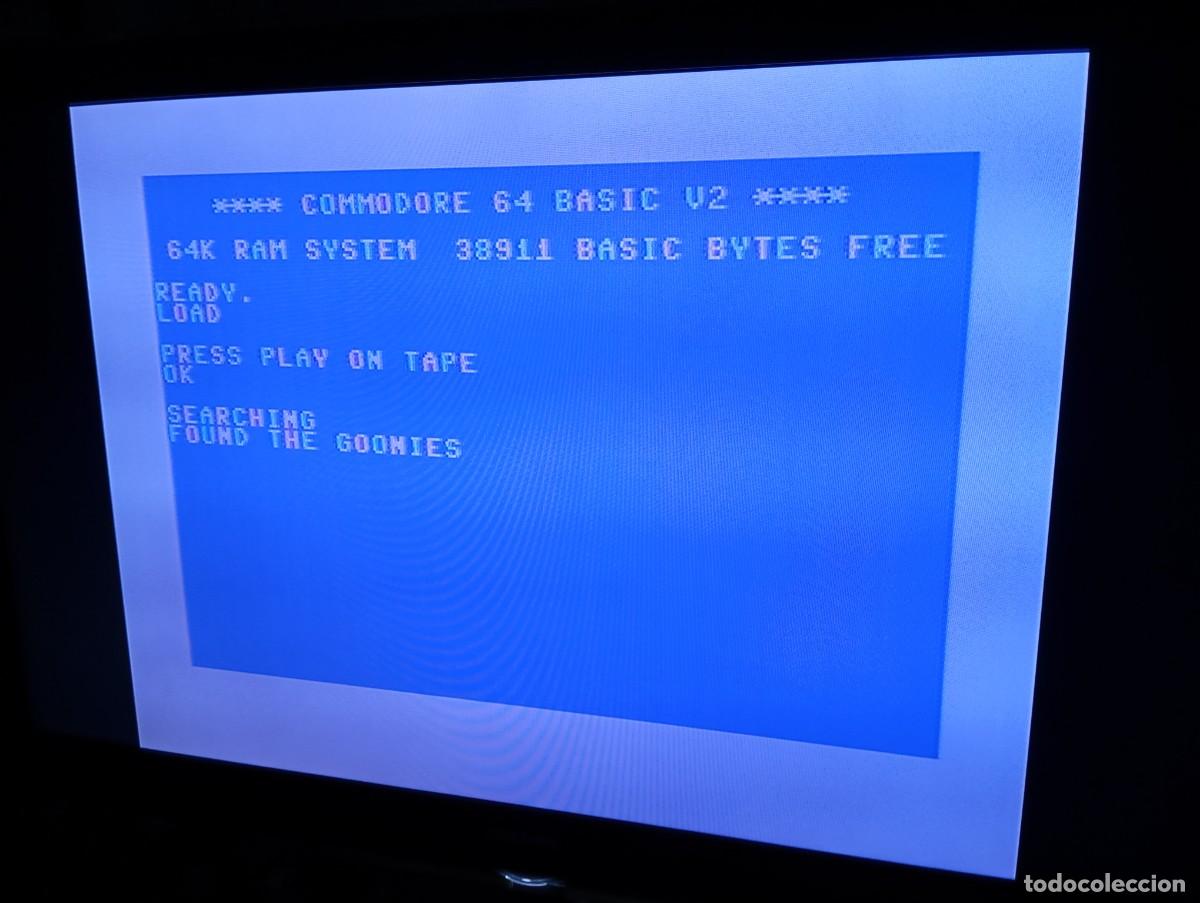Videojuegos y consolas: The Goonies Commodore C64 Cassette Datasoft 1985 Vintage - Foto 21