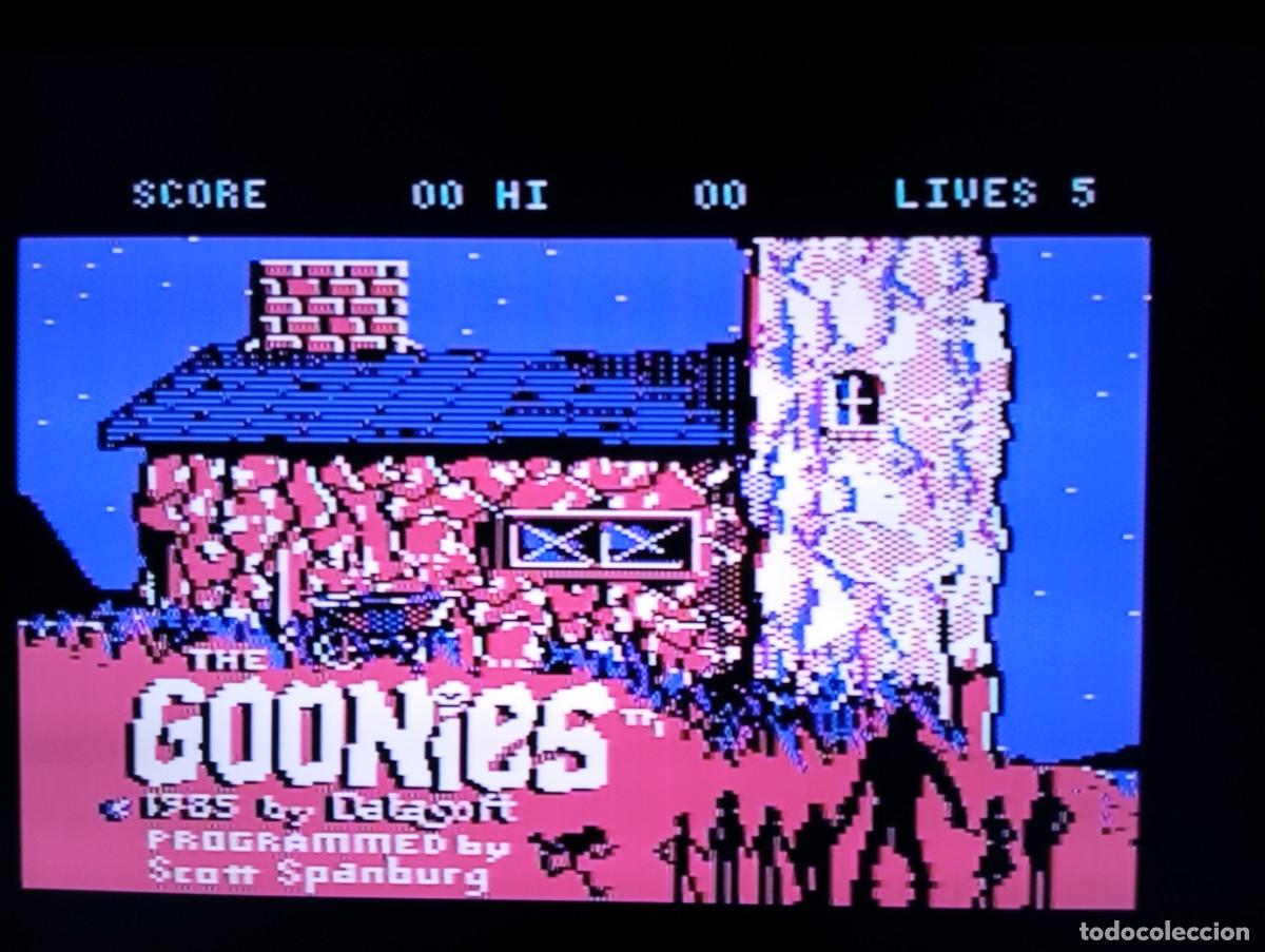 Videojuegos y consolas: The Goonies Commodore C64 Cassette Datasoft 1985 Vintage - Foto 23