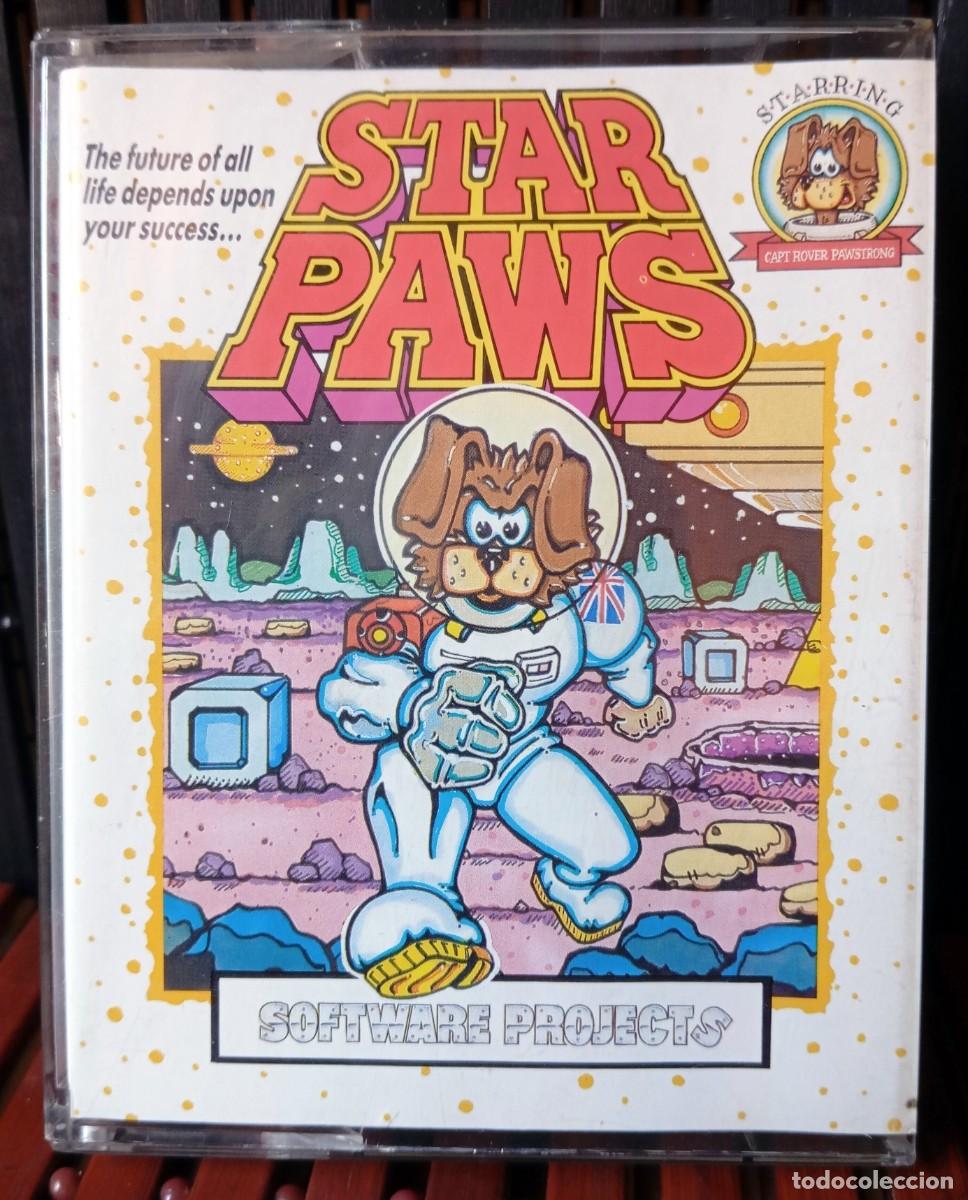 Videojuegos y consolas: Star Paws Commodore C64/128 Cassette 1987 Software Projects - Foto 1