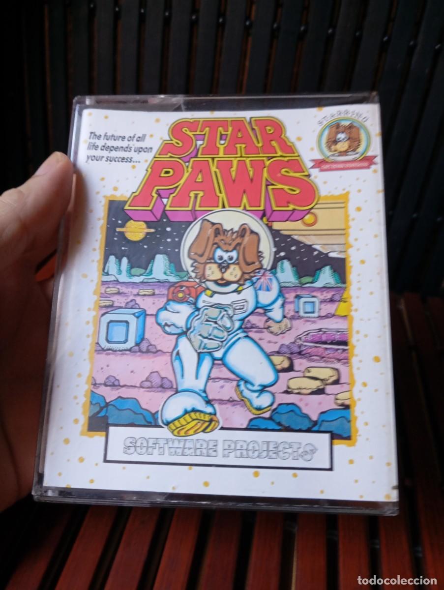 Videojuegos y consolas: Star Paws Commodore C64/128 Cassette 1987 Software Projects - Foto 2