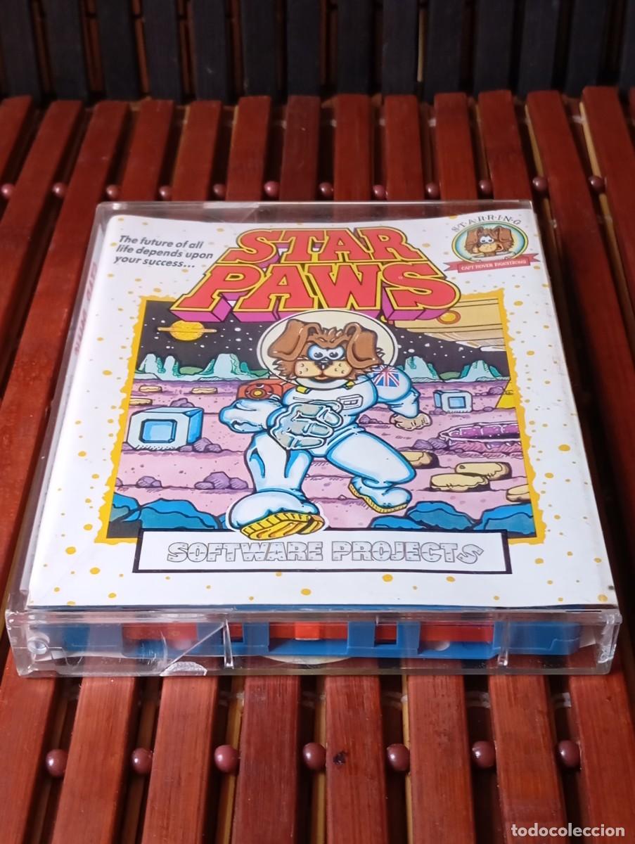 Videojuegos y consolas: Star Paws Commodore C64/128 Cassette 1987 Software Projects - Foto 4