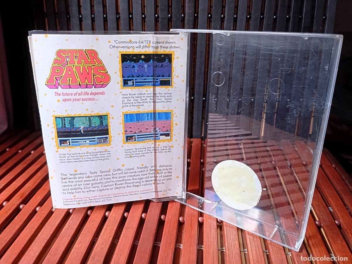Videojuegos y consolas: Star Paws Commodore C64/128 Cassette 1987 Software Projects - Foto 7