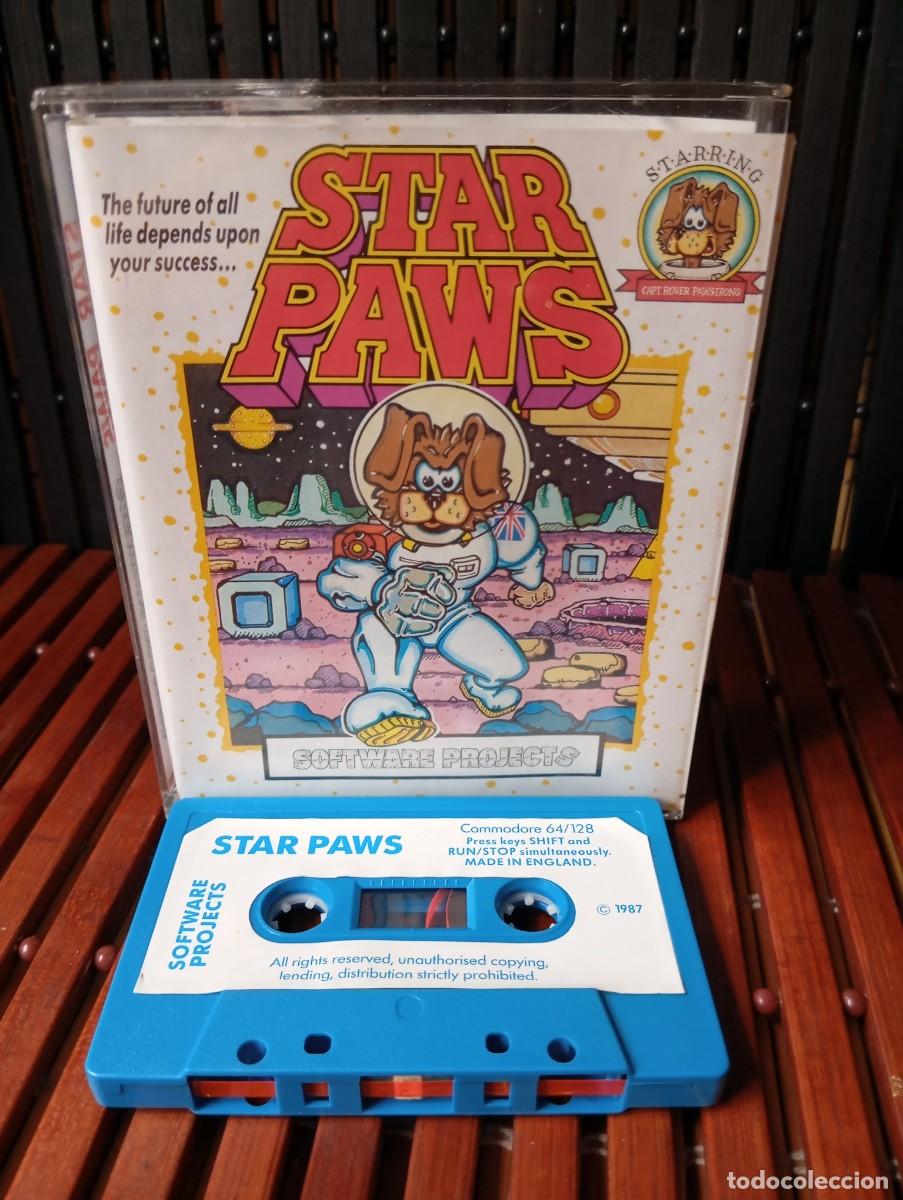Videojuegos y consolas: Star Paws Commodore C64/128 Cassette 1987 Software Projects - Foto 8