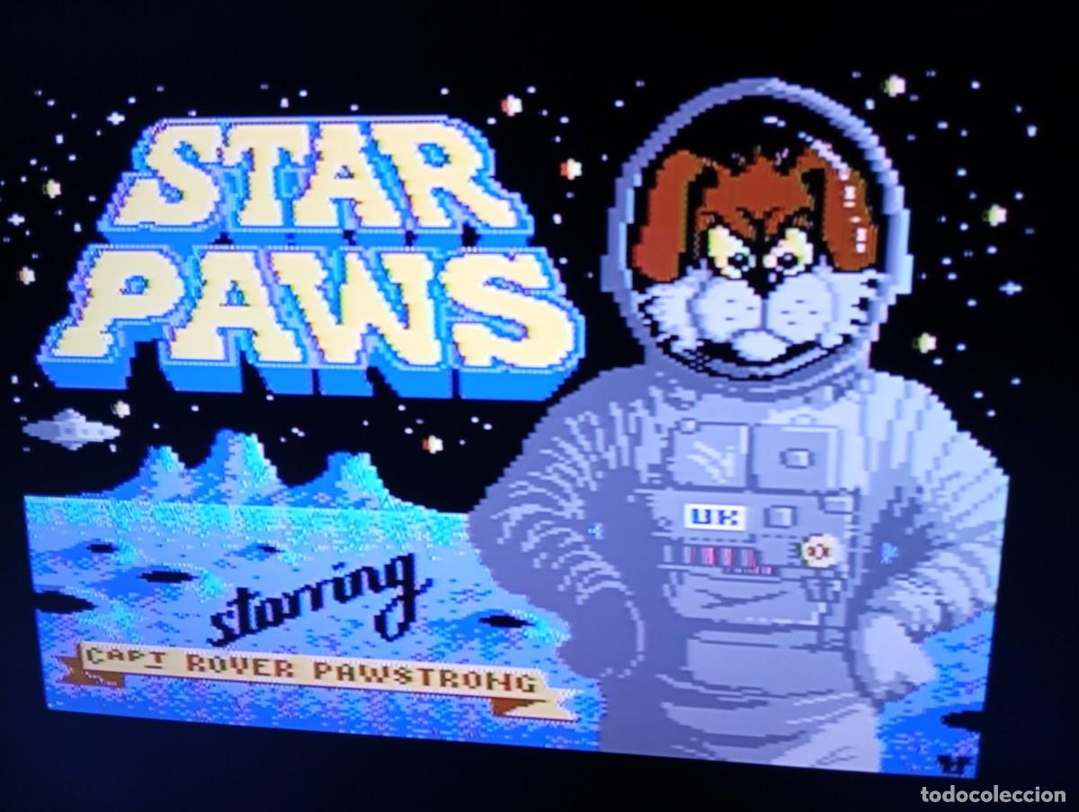 Videojuegos y consolas: Star Paws Commodore C64/128 Cassette 1987 Software Projects - Foto 16