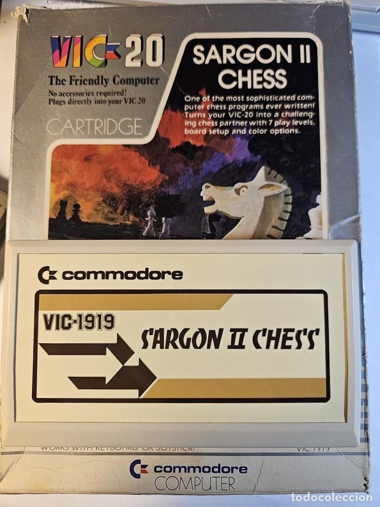 Videojuegos y consolas: CARTUCHO JUEGO SARGON II CHESS COMMODORE VIC 20 VIC-1919