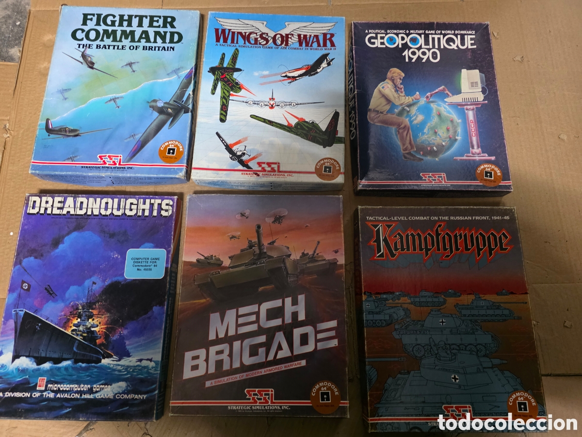 Videojuegos y consolas: lote 6 juegos commodore 64 completos vintage - Foto 2