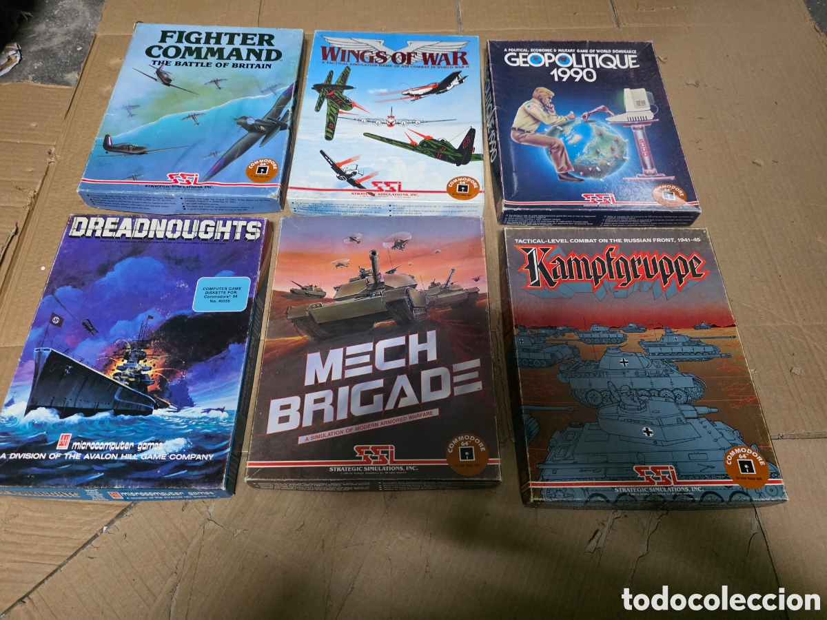 Videojuegos y consolas: lote 6 juegos commodore 64 completos vintage - Foto 8