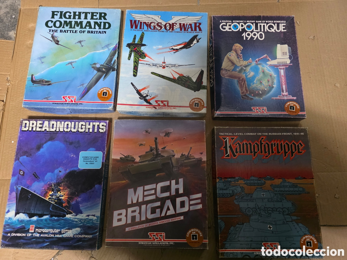 Videojuegos y consolas: lote 6 juegos commodore 64 completos vintage